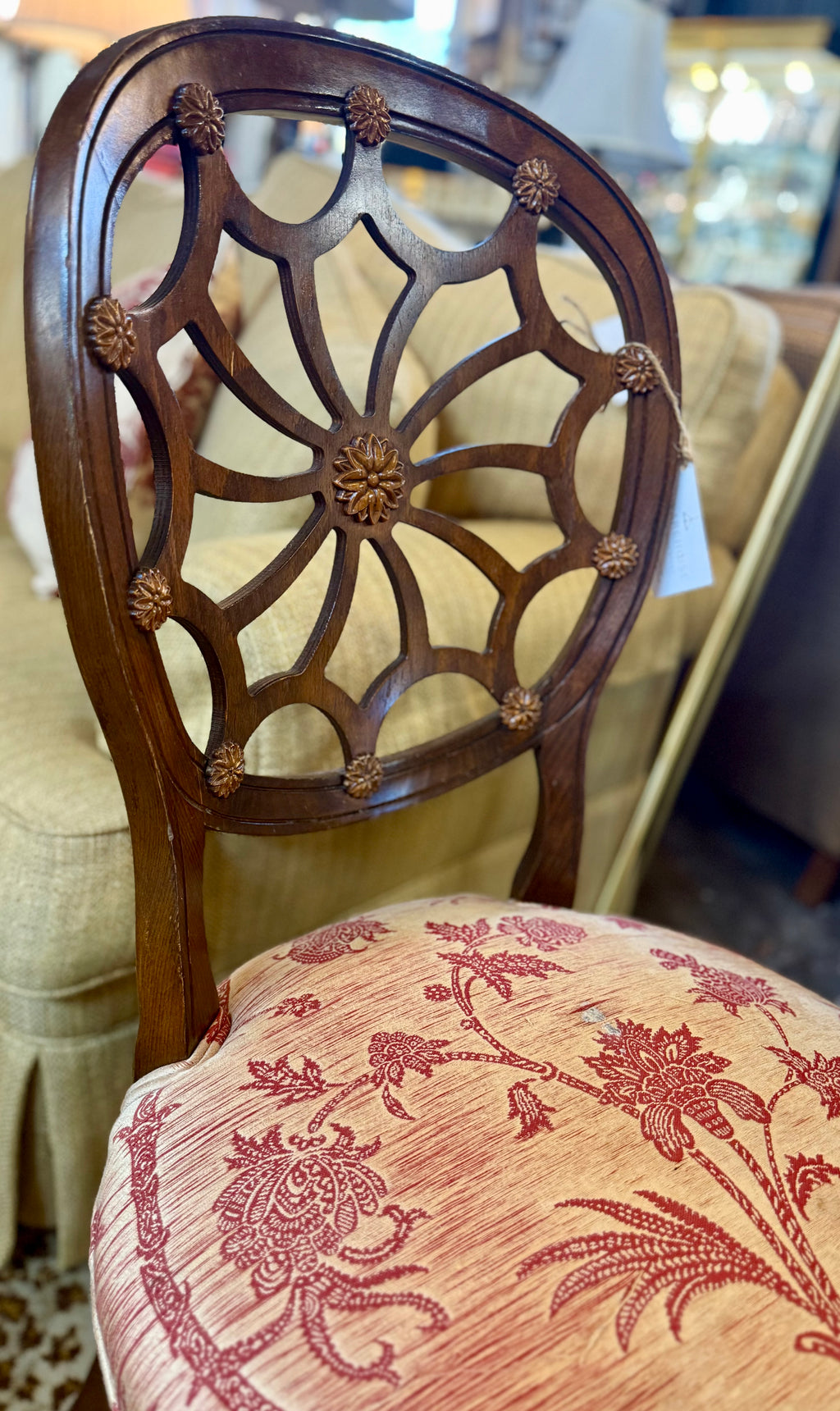 Mahogany Spider-back Chair