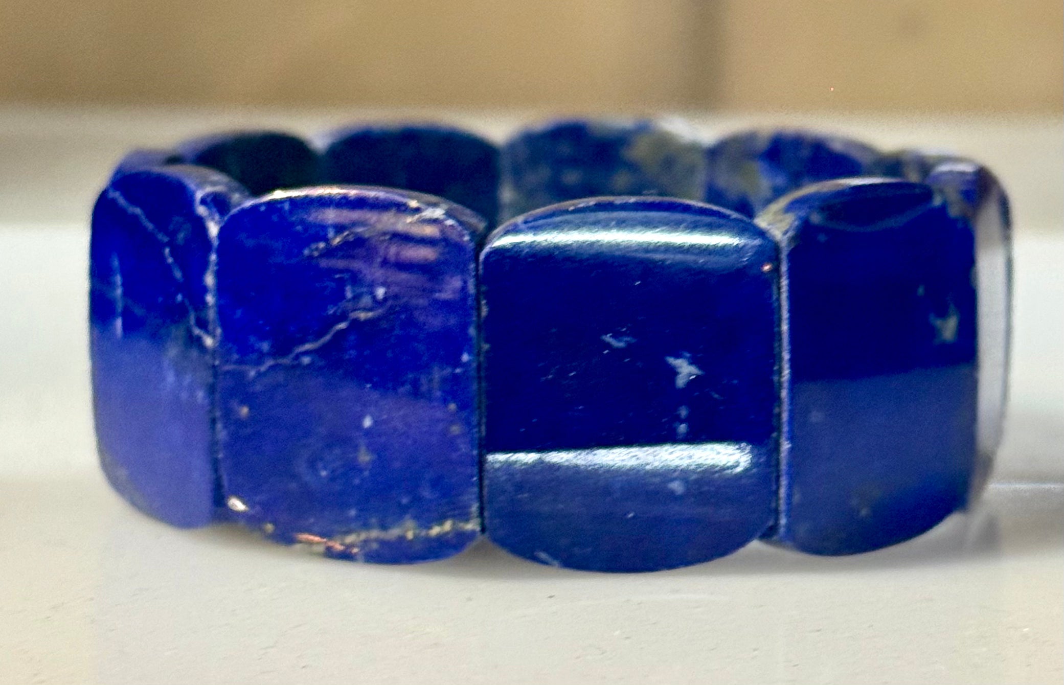 Afghan Lapis Lazulis Plaque Bracelet
