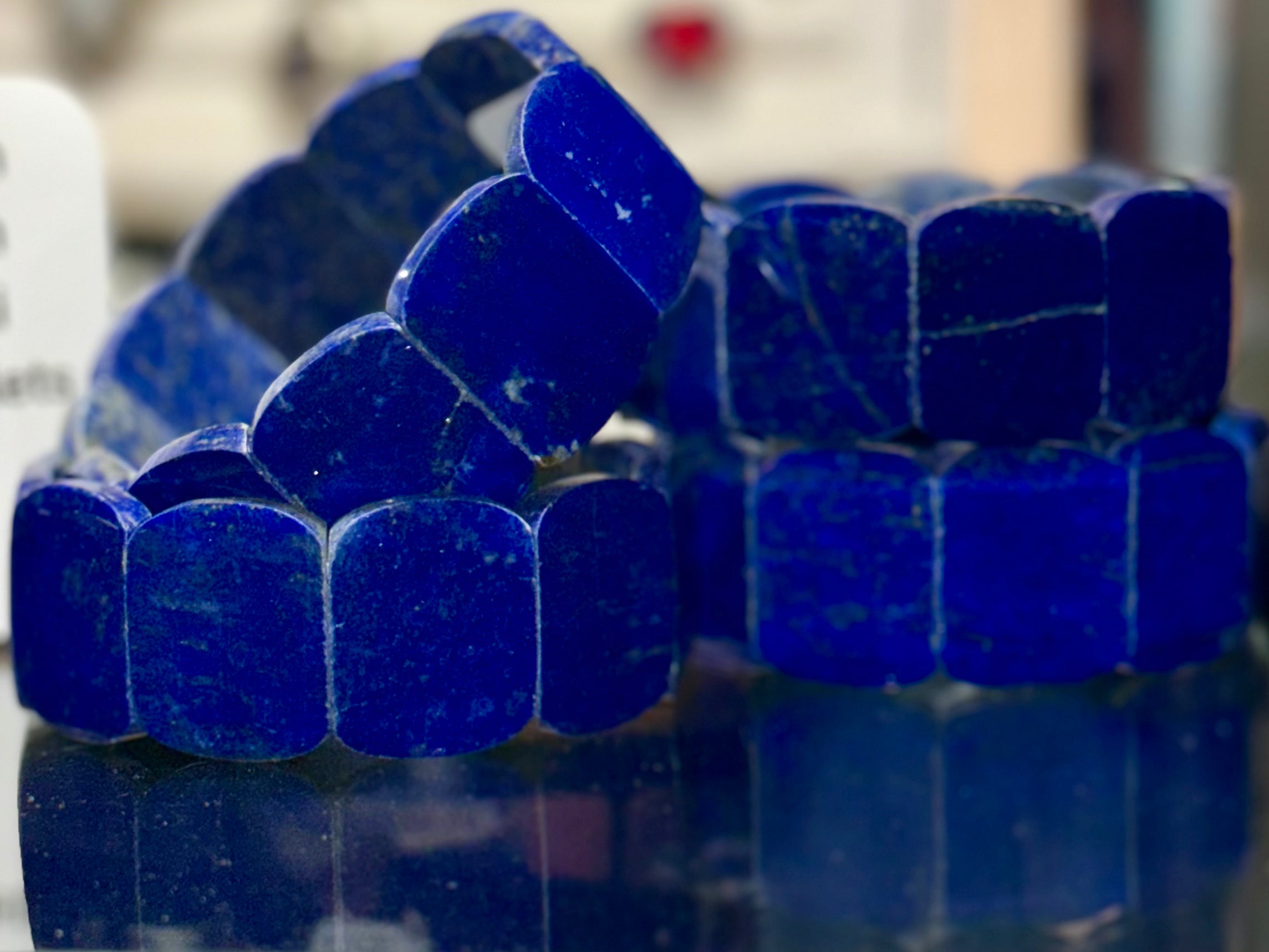 Afghan Lapis Lazulis Plaque Bracelet