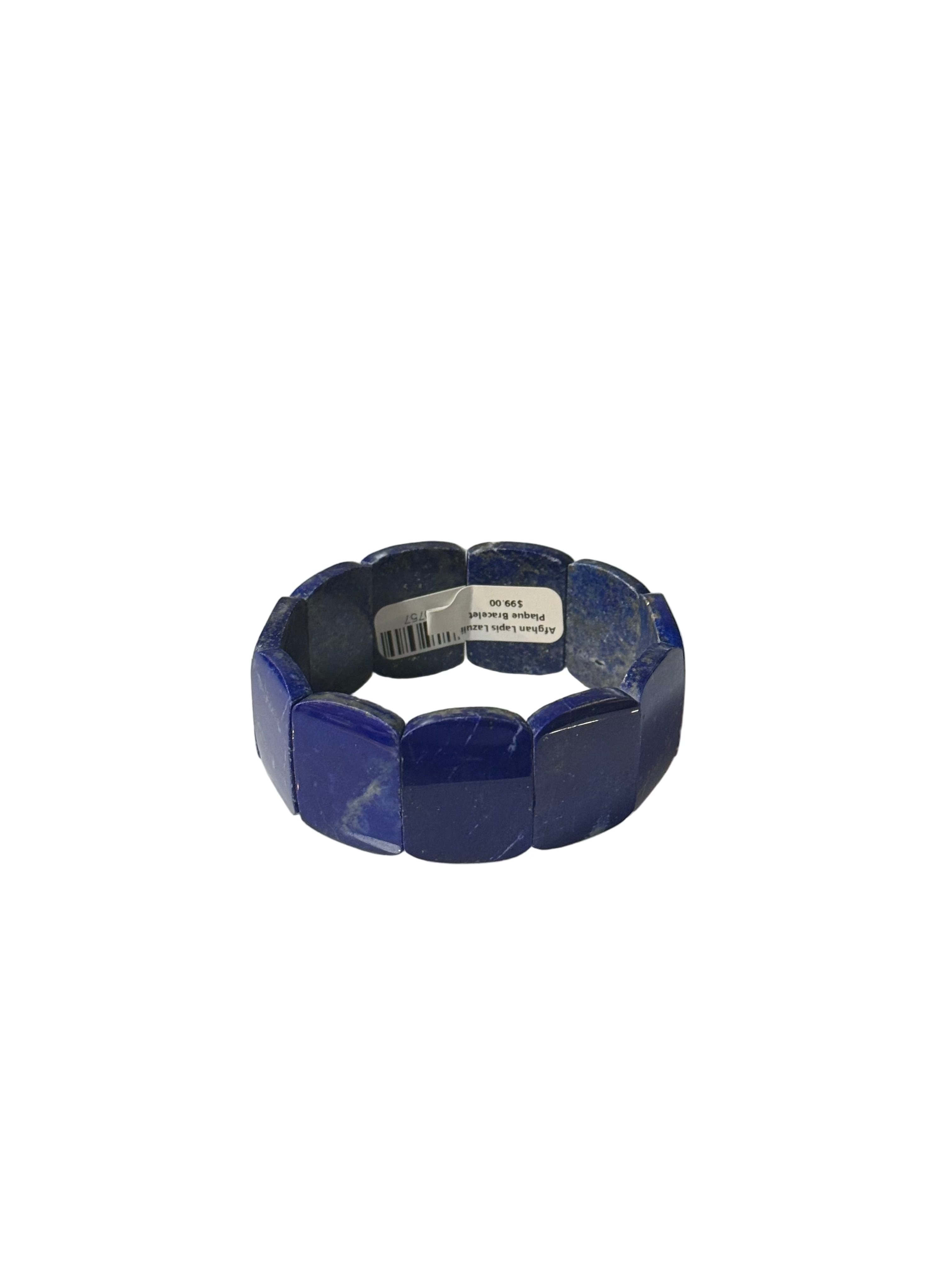 Afghan Lapis Lazulis Plaque Bracelet
